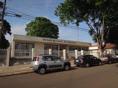 Foto da fachada do Ncleo de Cianorte