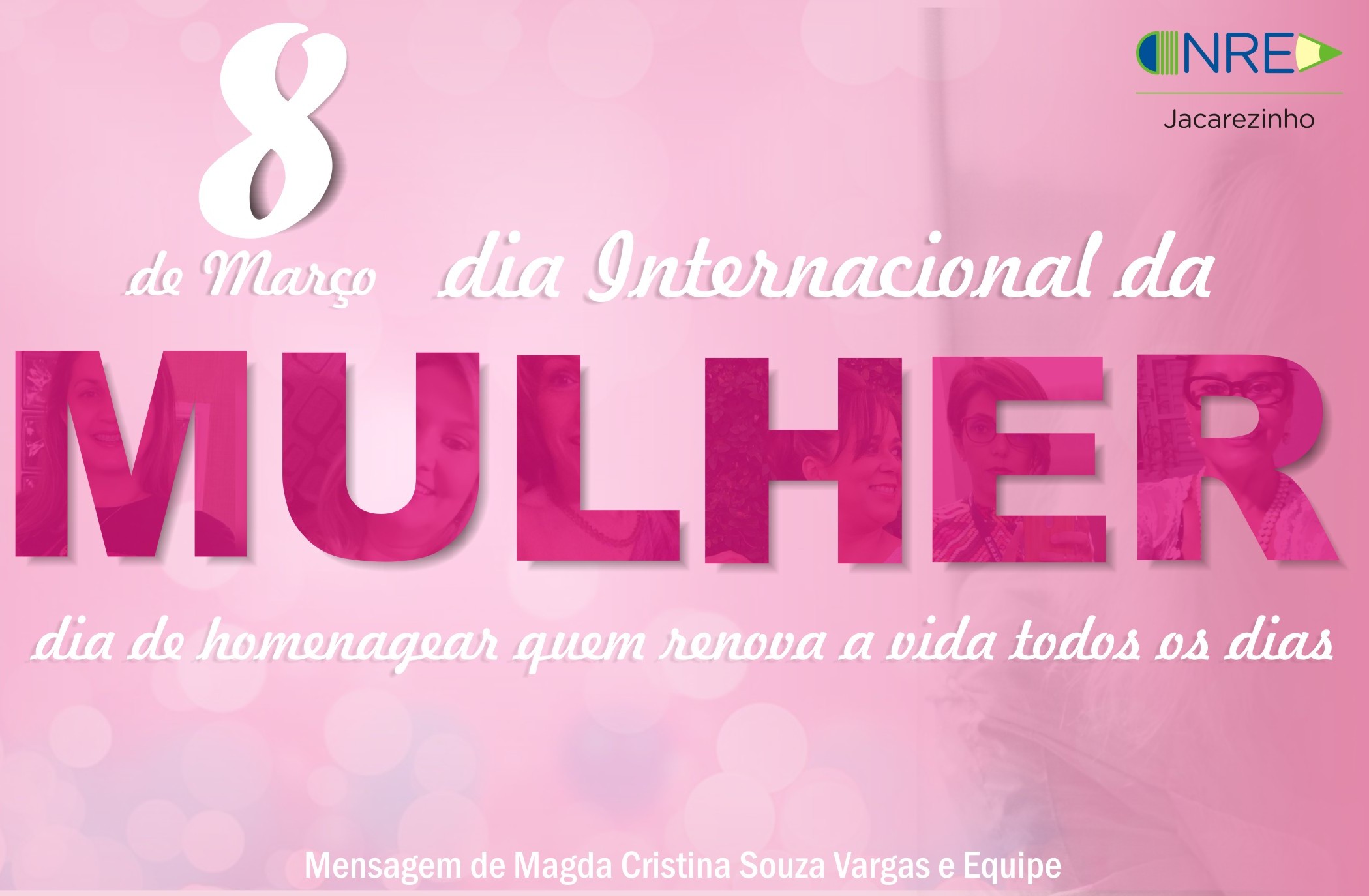 Banner sobre o Dia Internacional da Mulher