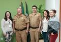 Ncleo Regional de Educao de Wenceslau Braz recebe visita do novo comandante da 4 Companhia do Batalho de Polcia Militar Escolar