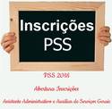 Inscries PSS 2018